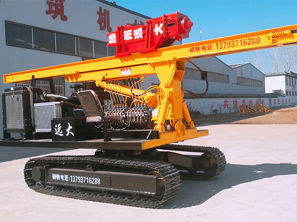 朝陽太陽能光伏電站專用打樁機(jī)